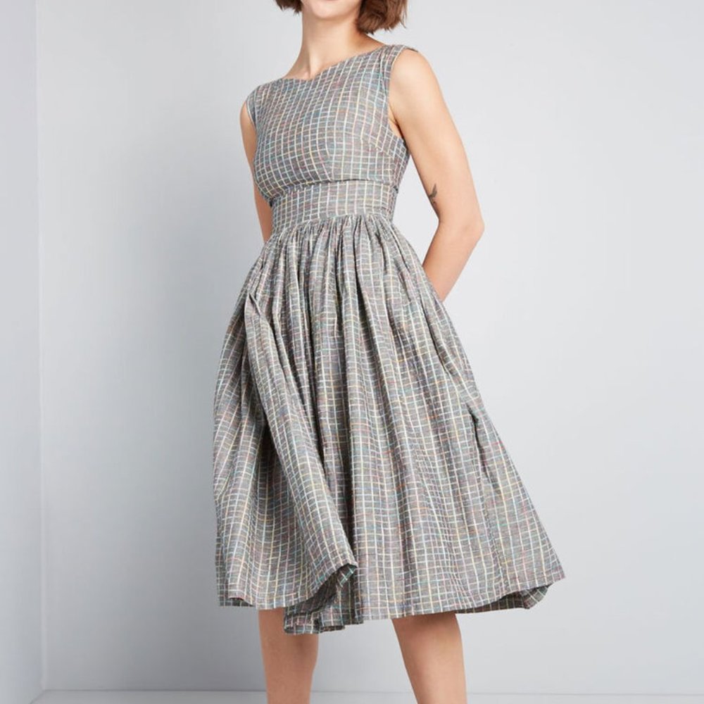 NWOT Fit and Flare Dress with Pockets